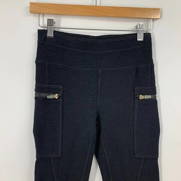 Free People FP Movement Women High-Rise Waist Zip-Pocket Knit Leggings SZ XS NWT - Picture 4 of 14